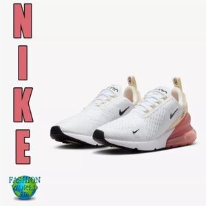 Nike Air Max 270 White Pale Ivory Women AH6789-123 Multi Sizes Ships Today